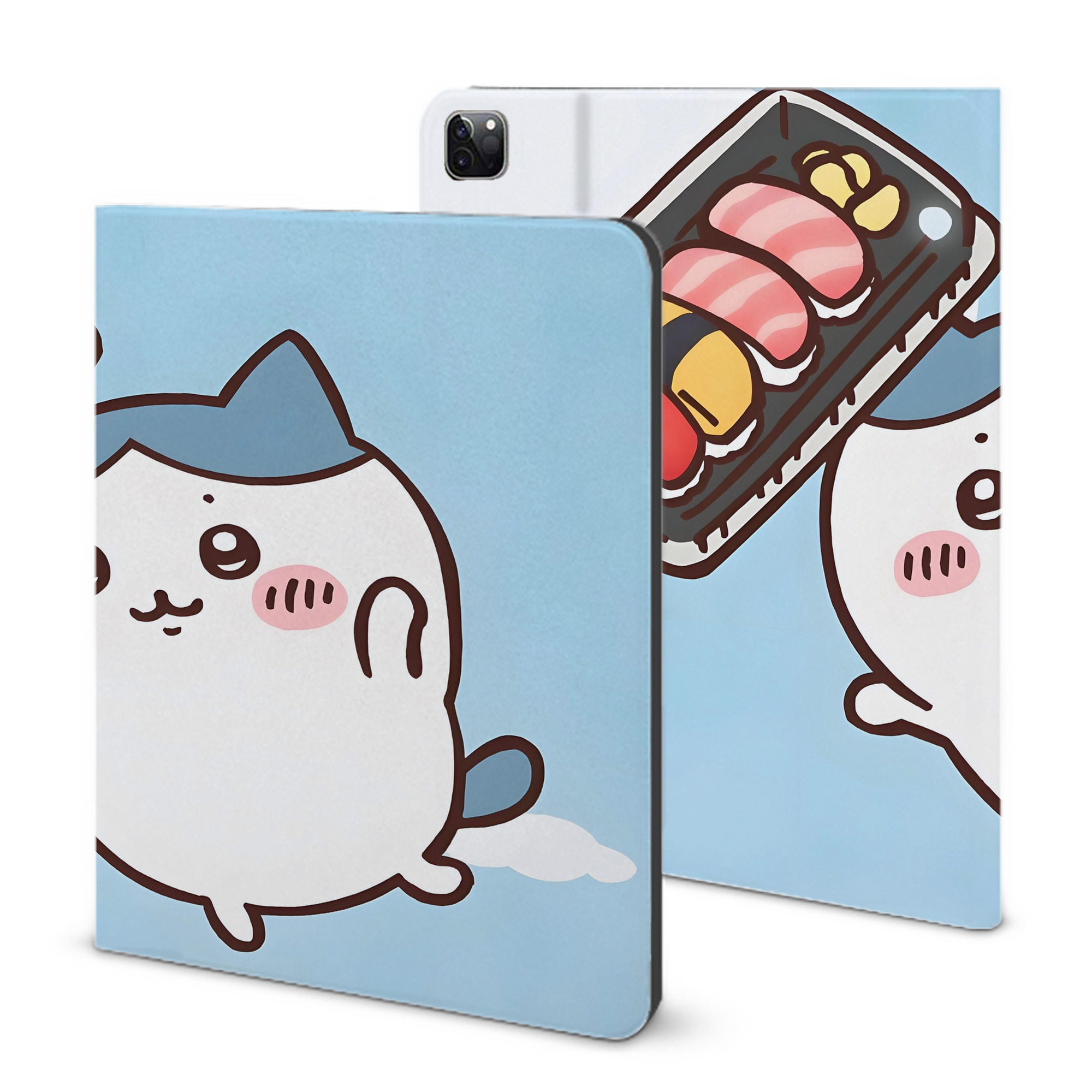 （画像用） ちいかわ Chii-kawa IPad ケース ブック型 PUレザー TPU 耐衝撃 軽量 薄型 ペン収納なし 全面保護 IPad 各モデル対応